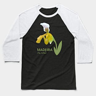 Madeira Island - Slipper Orchid / Orquidea Sapatinho Baseball T-Shirt